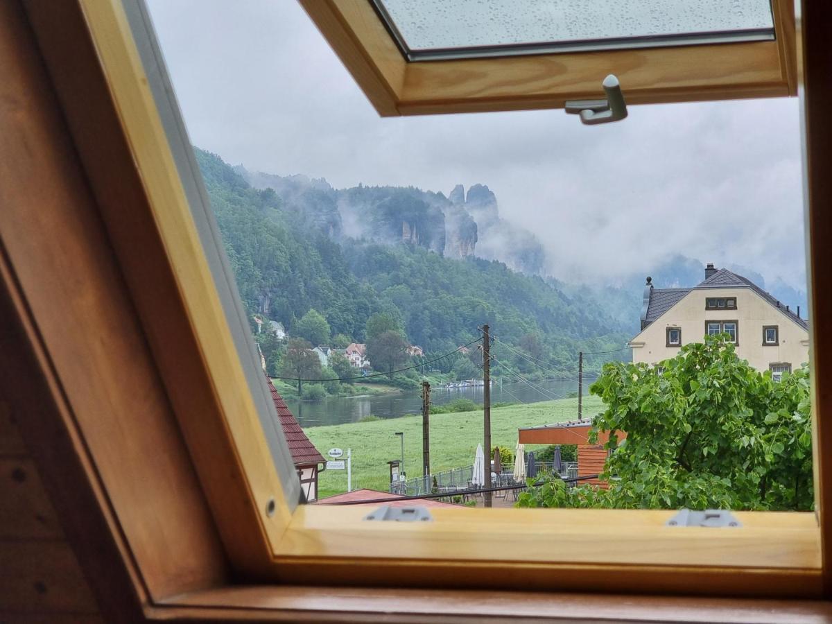 Ferienappartements Elbaussicht - Krippen Bad Schandau Exterior foto